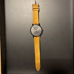 Timex Classic Leather Watch 40mm Indiglo